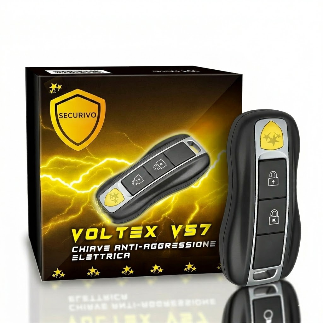 Chiave Anti-Aggressione Elettrica (Torcia, Elettroshock, Allarme)